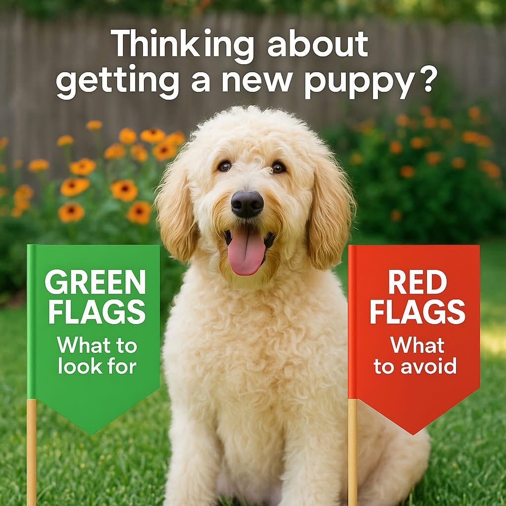GREEN FLAGS Golden Doodle Puppy in Texas
